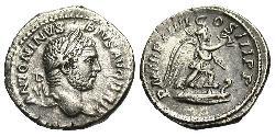 1 Denario Impero romano (27BC-395) Argento Caracalla (188-217)