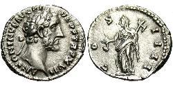 1 Denario Impero romano (27BC-395) Argento Antonino Pio  (86-161)