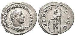 1 Denario Impero romano (27BC-395) Argento Gordiano II (192-238)