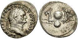 1 Denario Impero romano (27BC-395) Argento Vespasiano (9-79)