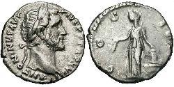 1 Denario Impero romano (27BC-395) Argento Antonino Pio  (86-161)