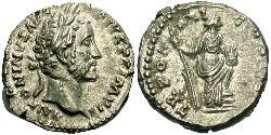 1 Denario Impero romano (27BC-395) Argento Antonino Pio  (86-161)