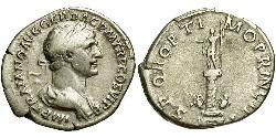 1 Denario Impero romano (27BC-395) Argento Traiano (53-117)