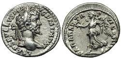 1 Denario Impero romano (27BC-395) Argento Settimio Severo (145- 211)