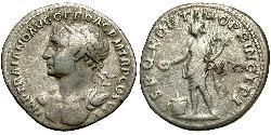 1 Denario Impero romano (27BC-395) Argento Traiano (53-117)