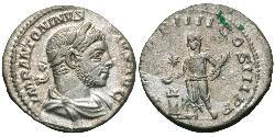 1 Denario Impero romano (27BC-395) Argento Eliogabalo (203-222)
