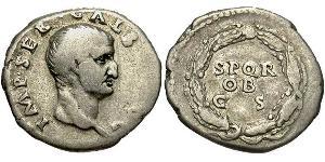 1 Denario Impero romano (27BC-395) Argento Galba (3BC-69AD)