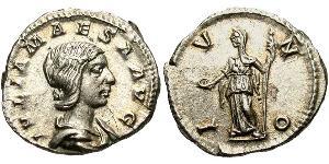 1 Denario Impero romano (27BC-395) Argento Julia Maesa (165-224)