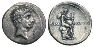 1 Denario Impero romano (27BC-395) Argento Augustus (63BC- 14) 