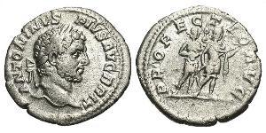 1 Denario Impero romano (27BC-395) Argento Caracalla (188-217)