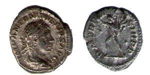 1 Denario Impero romano (27BC-395) Argento Eliogabalo (203-222)