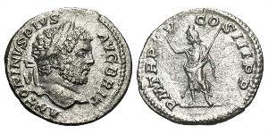 1 Denario Impero romano (27BC-395) Argento Caracalla (188-217)