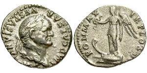 1 Denario Impero romano (27BC-395) Argento Vespasiano (9-79)