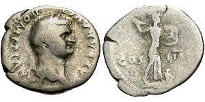 1 Denario Impero romano (27BC-395) Argento Domiziano (51-96)