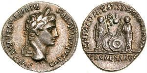 1 Denario Impero romano (27BC-395) Argento Augustus (63BC- 14) 