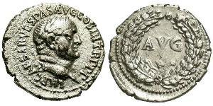 1 Denario Impero romano (27BC-395) Argento Vespasiano (9-79)