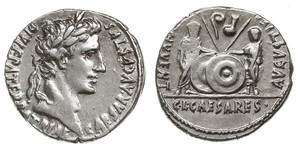 1 Denario Impero romano (27BC-395) Argento Augustus (63BC- 14) 