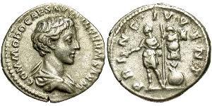 1 Denario Impero romano (27BC-395) Argento Commodo (161-192)
