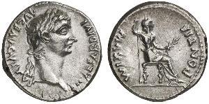 1 Denario Impero romano (27BC-395) Argento Tiberio Claudio Nerone (42 BC-37)