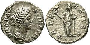 1 Denario Impero romano (27BC-395) Argento Faustina II (130-175)