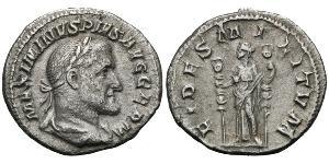 1 Denario Impero romano (27BC-395) Argento Massimino I (173-238)