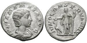 1 Denario Impero romano (27BC-395) Argento Julia Avita Mamaea (180-235)