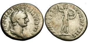 1 Denario Impero romano (27BC-395) Argento Domiziano (51-96)