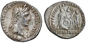 1 Denario Impero romano (27BC-395) Argento Augustus (63BC- 14) 