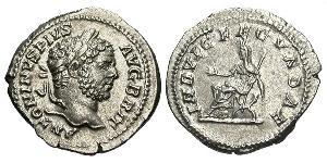 1 Denario Impero romano (27BC-395) Argento Caracalla (188-217)