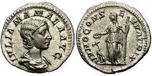 1 Denario Impero romano (27BC-395) Argento Julia Avita Mamaea (180-235)