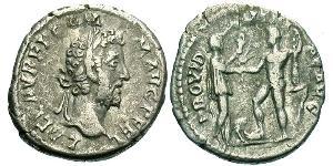 1 Denario Impero romano (27BC-395) Argento Commodo (161-192)