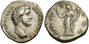 1 Denario Impero romano (27BC-395) Argento Antonino Pio  (86-161)