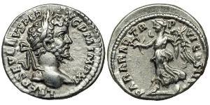 1 Denario Impero romano (27BC-395) Argento Settimio Severo (145- 211)