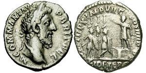 1 Denario Impero romano (27BC-395) Argento Commodo (161-192)