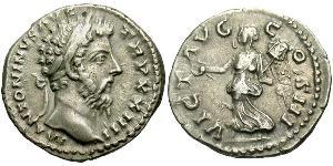 1 Denario Impero romano (27BC-395) Argento Marco Aurelio (121-180)