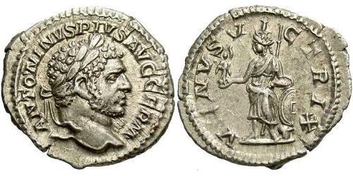 1 Denario Impero romano (27BC-395) Argento Caracalla (188-217)