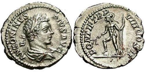 1 Denario Impero romano (27BC-395) Argento Caracalla (188-217)