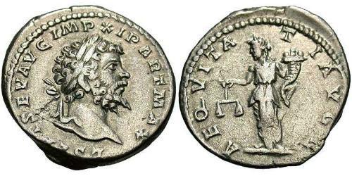 1 Denario Impero romano (27BC-395) Argento Settimio Severo (145- 211)