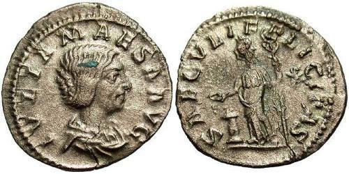 1 Denario Impero romano (27BC-395) Argento Julia Maesa (165-224)