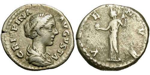 1 Denario Impero romano (27BC-395) Argento Bruzia Crispina (164-187)