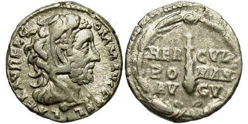 1 Denario Impero romano (27BC-395) Argento Commodo (161-192)