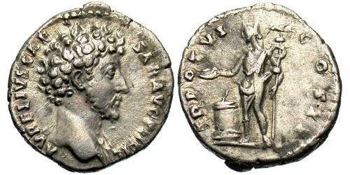 1 Denario Impero romano (27BC-395) Argento Marco Aurelio (121-180)