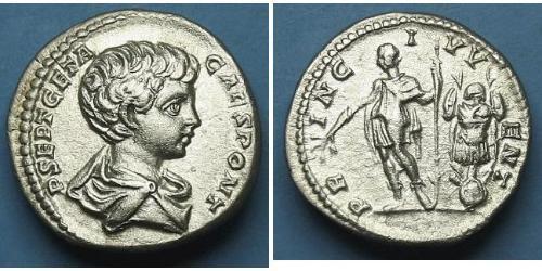 1 Denario Impero romano (27BC-395) Argento Geta (189-211)