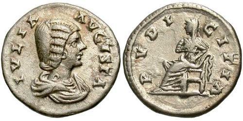 1 Denario Impero romano (27BC-395) Argento Giulia Domna (?-217)