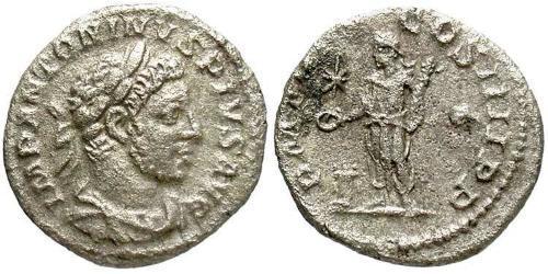 1 Denario Impero romano (27BC-395) Argento Eliogabalo (203-222)