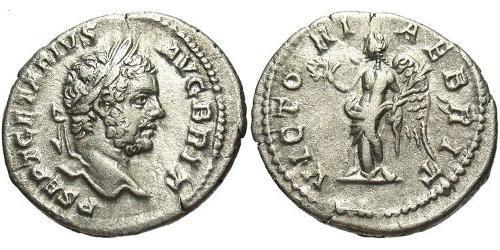 1 Denario Impero romano (27BC-395) Argento Geta (189-211)