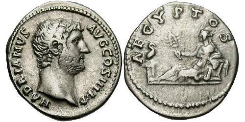 1 Denario Impero romano (27BC-395) Argento Adriano (76 - 138) 