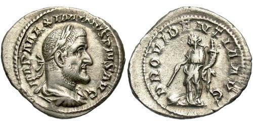 1 Denario Impero romano (27BC-395) Argento Massimino I (173-238)