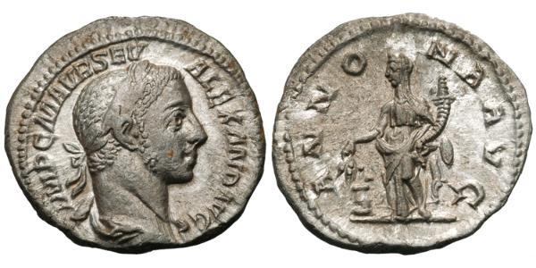 1 Denario Impero romano (27BC-395) Argento Severus Alexander (208-235)