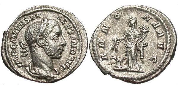 1 Denario Impero romano (27BC-395) Argento Severus Alexander (208-235)